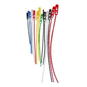 Bundelband rood 245mm bolletjes