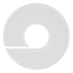 Maatring wit 11cm onbedrukt (1x)