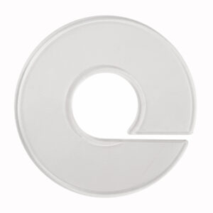 Maatring transparant 11cm onbedrukt (1x)