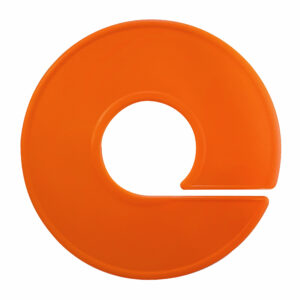 Maatring oranje 11cm onbedrukt (1x)