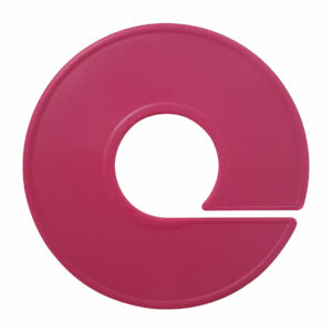 Maatring roze 11cm onbedrukt (1x)