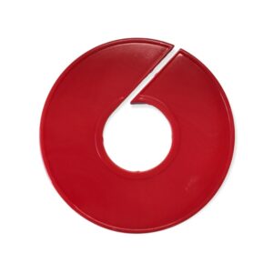 Maatring rood 11cm onbedrukt (1x)