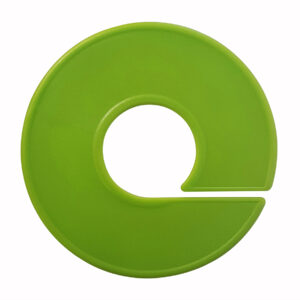 Maatring groen 11cm onbedrukt (1x)