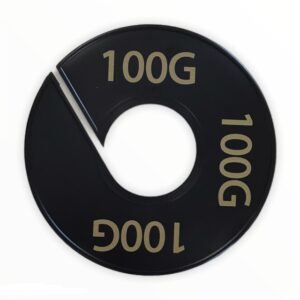 Maatring zwart goud 100G