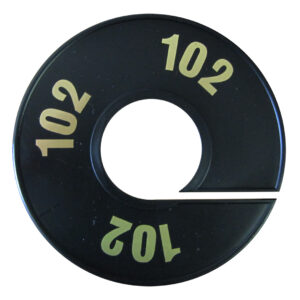 Maatring zwart goud 102