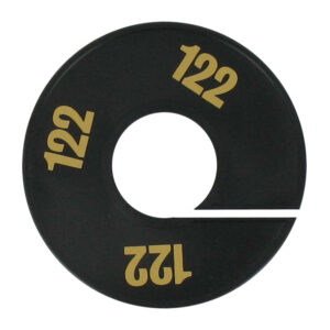 Maatring zwart goud 122