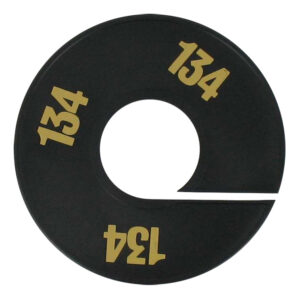 Maatring zwart goud 134