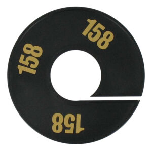 Maatring zwart goud 158