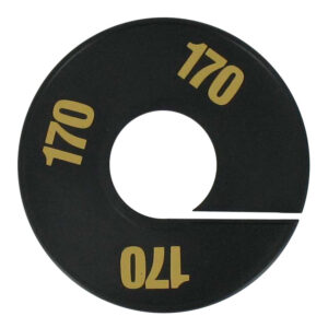 Maatring zwart goud 170