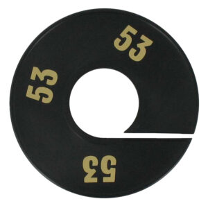 Maatring zwart goud 53