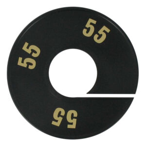 Maatring zwart goud 55