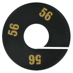 Maatring zwart goud 56