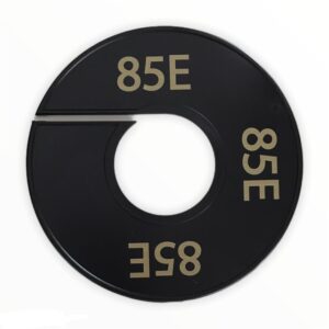 Maatring zwart goud 85E