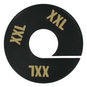 Maatring zwart goud XXL