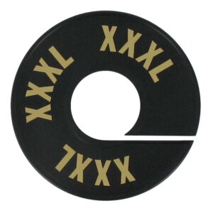 Maatring zwart goud XXXL