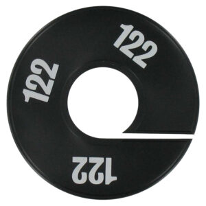 Maatring zwart wit maat 122