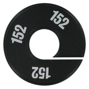 Maatring zwart wit maat 152