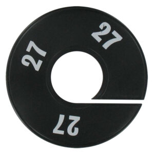 Maatring zwart wit maat 27