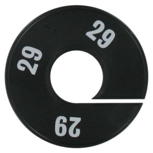 Maatring zwart wit maat 29