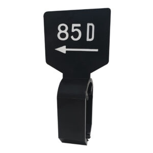 Maataanduider zwart wit 85D met pijl