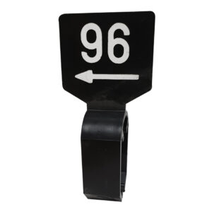 Maataanduider zwart wit 96 met pijl