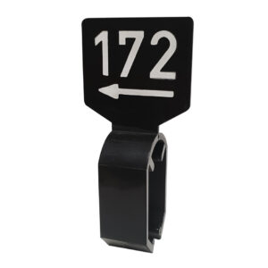 Maataanduider zwart wit 172 met pijl