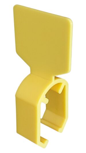 Maataanduider geel onbedrukt zonder pijl