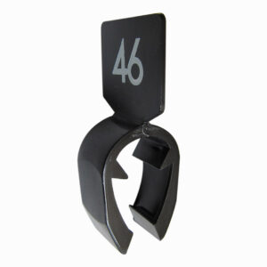 Maataanduider buisklem zwart 48