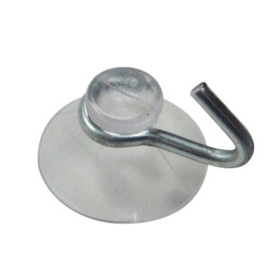 Zuignap 20mm met metalen haakje (1x)