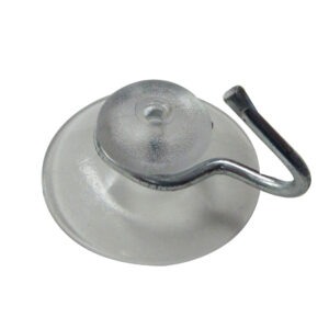 Zuignap 30mm met metalen haakje (1x)