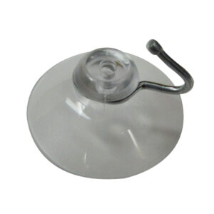 Zuignap 40mm met metalen haakje (1x)