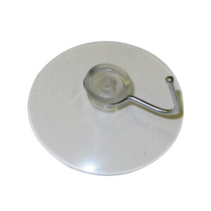 Zuignap 60mm met metalen haakje (1x)