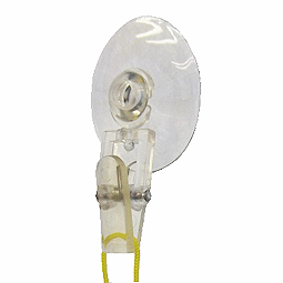 Zuignap 40mm met kunststof knijper (1x)