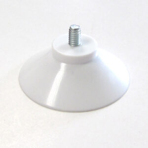 Zuignap wit 38mm draad M4 x 6,5mm (1x)