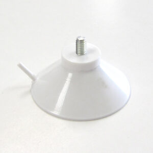 Zuignap wit 40mm met schroefdraad (1x)