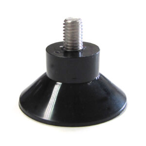 Zuignap zwart 45mm draad M8 x 12mm (1x)