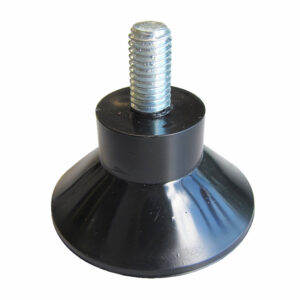 Zuignap zwart 45mm draad M8 x 16mm (1x)