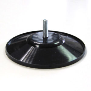 Zuignap zwart 60mm draad M4 x 14mm (1x)