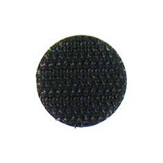 Klittenband haak ø19mm 10m klevend zwart