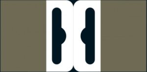 Hangtab 100 x 50mm, 1000 stuks