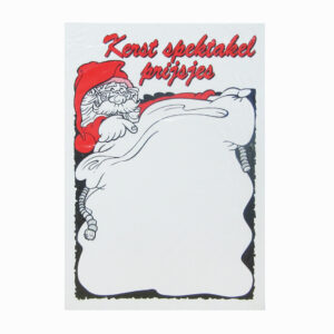 Prijskaart Kerst Spektakel A4 (50x)