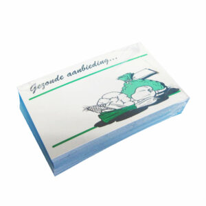 Verskaartje 50x80mm gezond (50x)