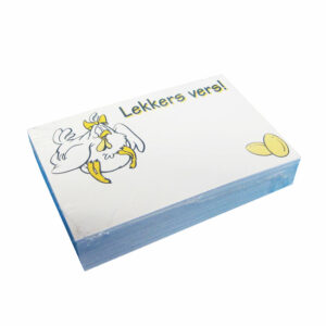 Verskaartje 50x80mm lekker vers (50x)