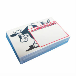 Verskaartje 50x80mm aanbieding koe (50x)