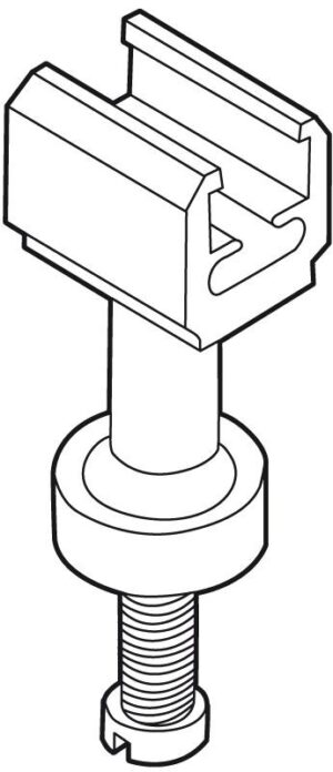 Raamhouder met moer/schroef M5 S1