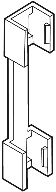 Verbindingsklem transparant verticaal S1