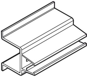 Raamhouder voor C-profiel 28mm 90°