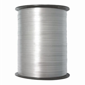 Cadeaulint matzilver 5mm x 500 meter