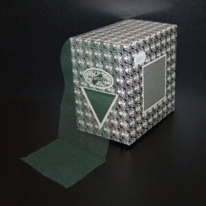 Tule uni 8cm groen vert sapin