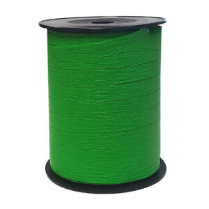 Cadeaulint paperlook groen 10mm x 250m